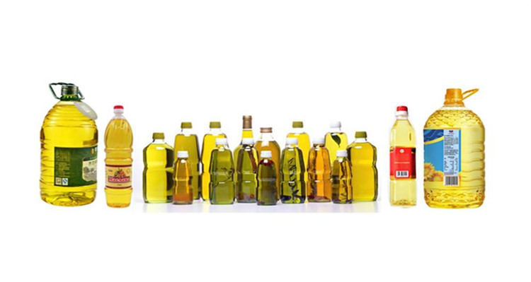 फैक्टरी-प्लास्टिक-बोतल-मकई-तेल भरने लाइन